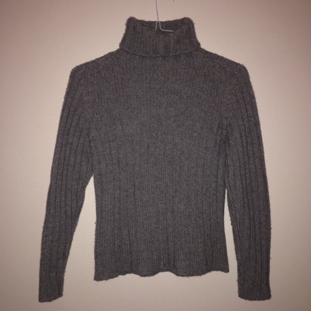 Burberry Grey Cashmere Wool Sweater